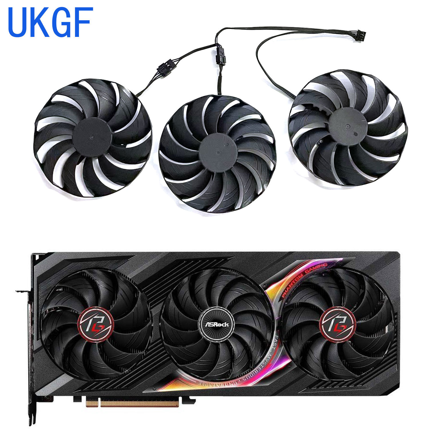 Rx 7900 Xtx 24Gb - Wentylator GPU 98MM 4PIN CF1010H12S DC