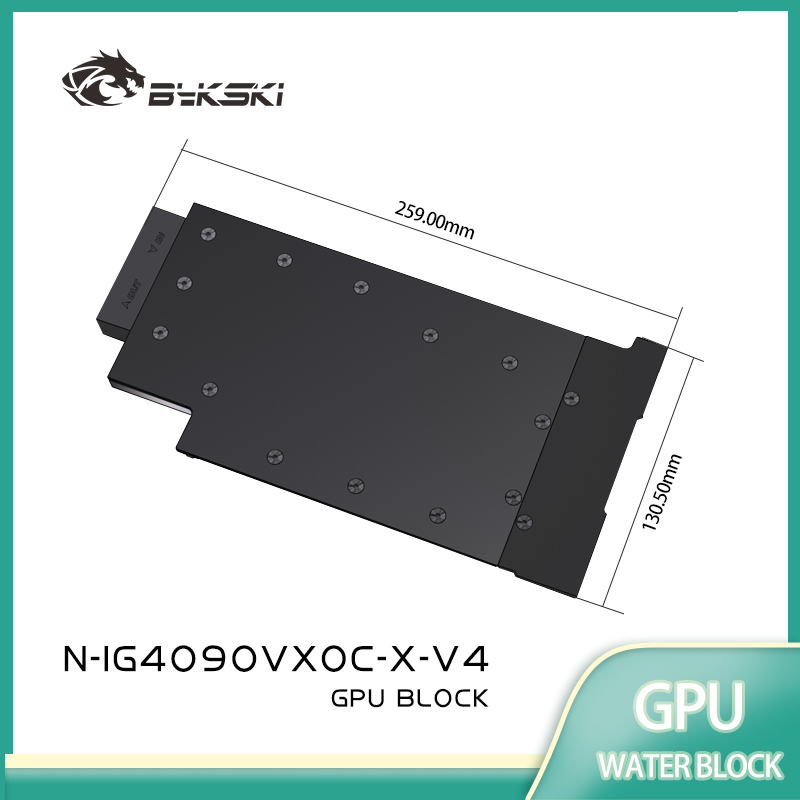 Rtx 4090 Water Block - Blok GPU Bykski do karty graficznej
