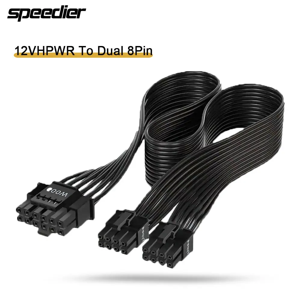 Kabel zasilający 12VHPWR ATX3. – Dual 8Pin To 16Pin 12Vhpwr Cable recenzja i cena