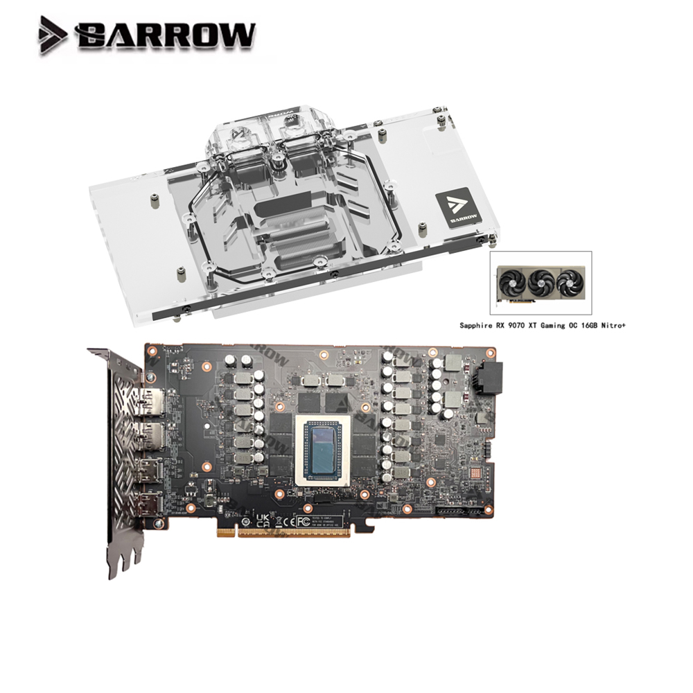 Blok wodny GPU Barrow do karty – Rx 9070 Xt recenzja i cena