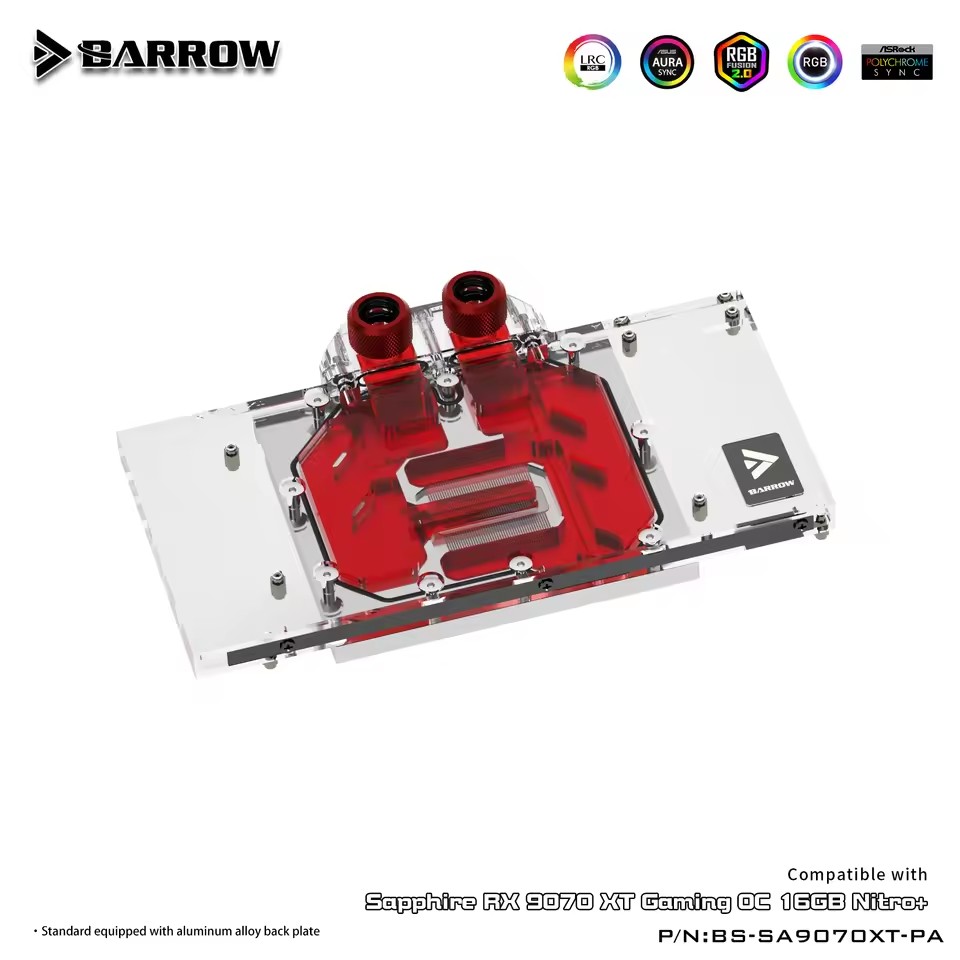 Blok wodny GPU Barrow do karty – Rx 9070 Xt recenzja i cena