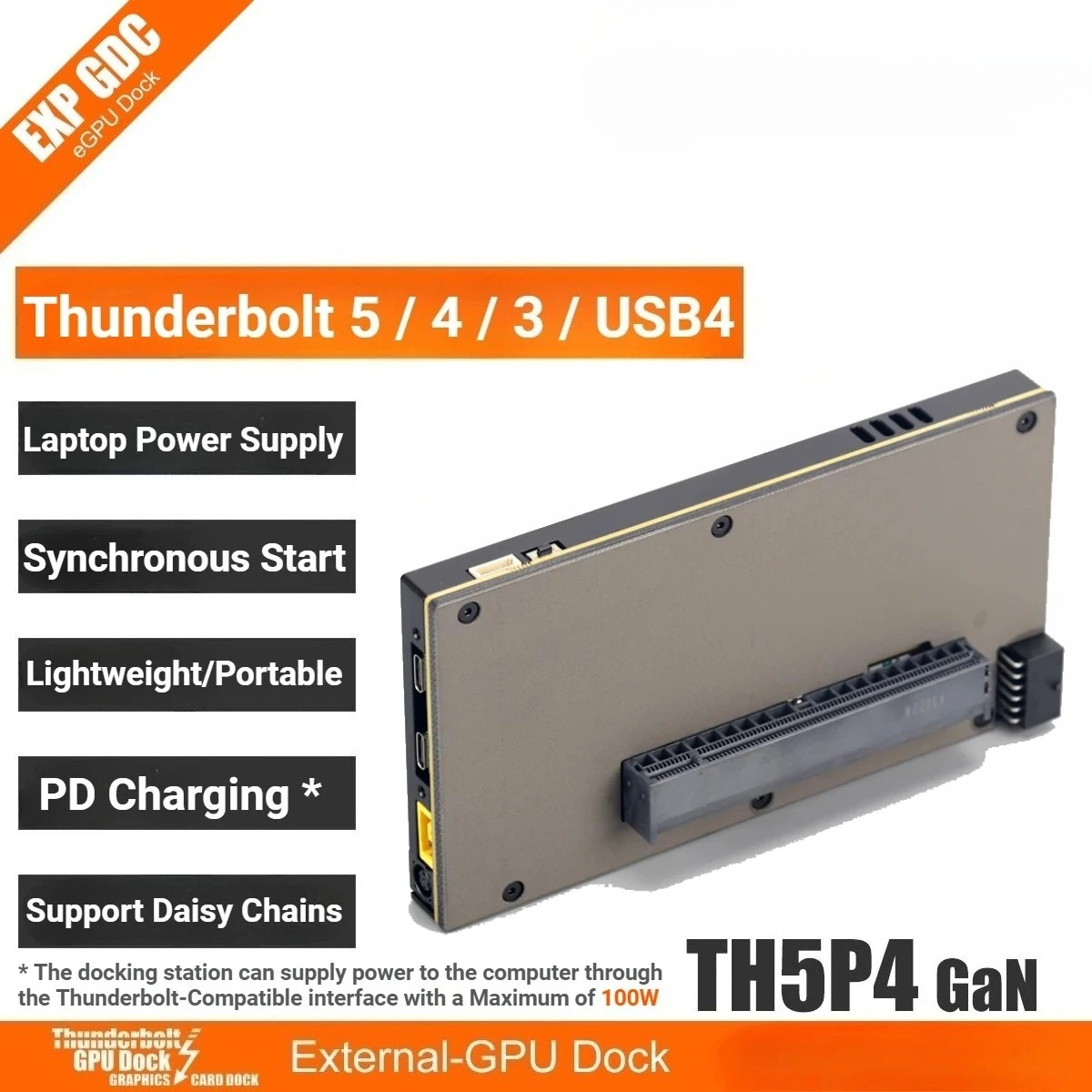 TH5P4GaN Laptop Thunderbolt 5/ – Gpu External Dock Egpu Thunderbolt 4 recenzja i cena