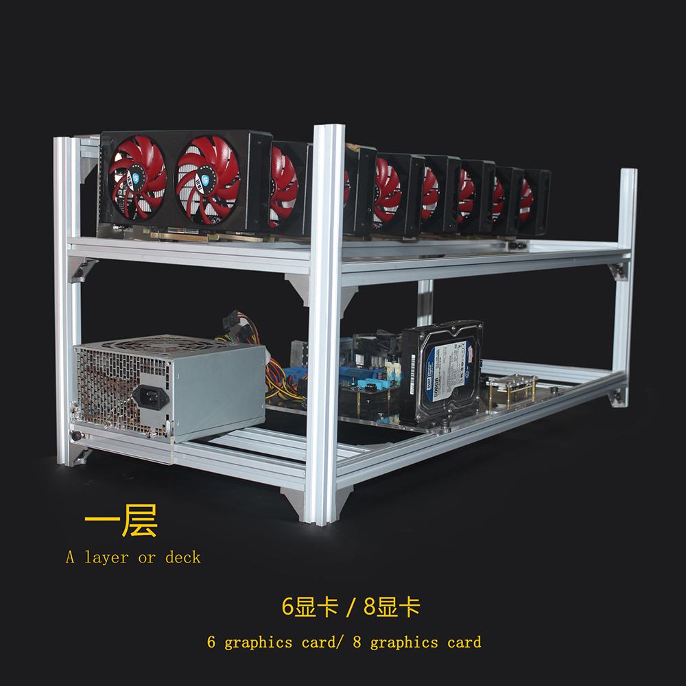 6 8 12 19 GPU Miner Mining Rig – Gpu Mining Rig Frame 8 Gpu recenzja i cena