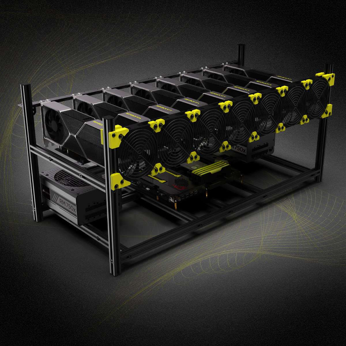 Rama do kopania kryptowalut z  – Gpu Mining Rig Frame 8 Gpu recenzja i cena