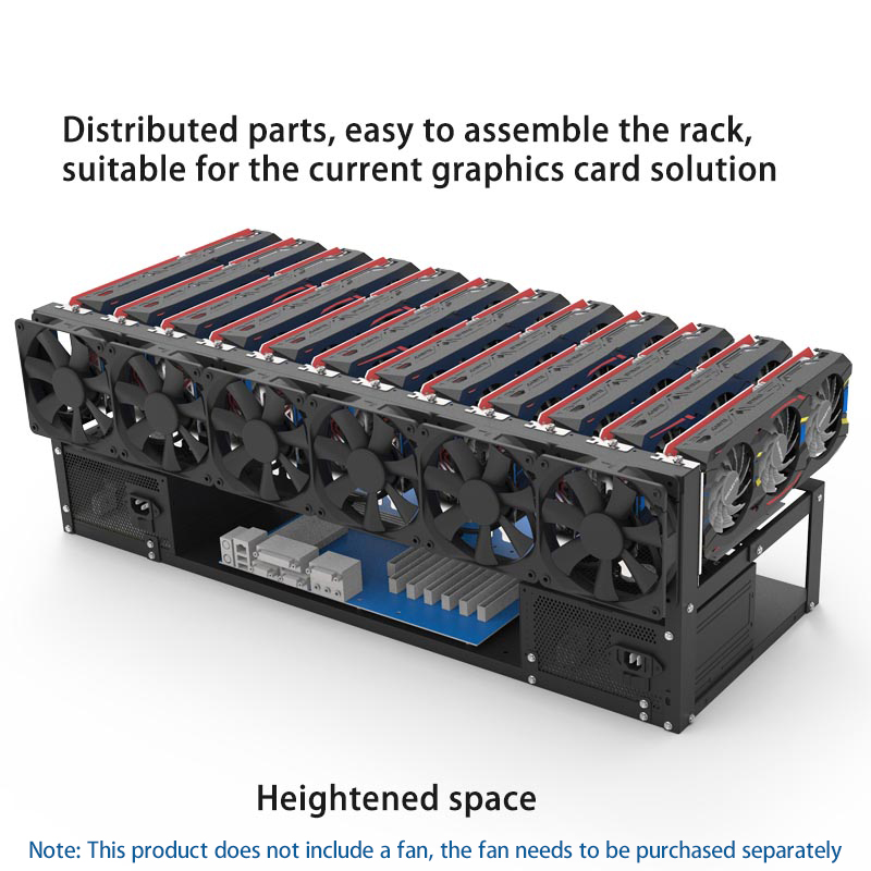 Uchwyt na karty graficzne 6/8/ – Gpu Mining Rig Frame 8 Gpu recenzja i cena